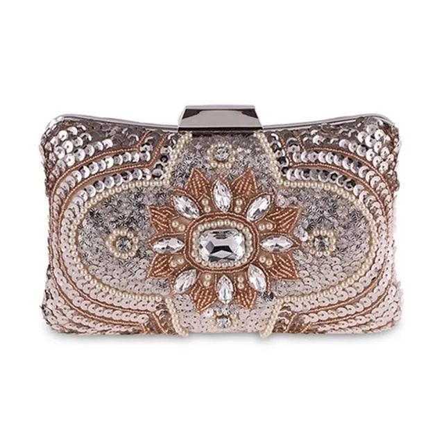 The Isabella Beaded Handbag Clutch - Multiple Colors