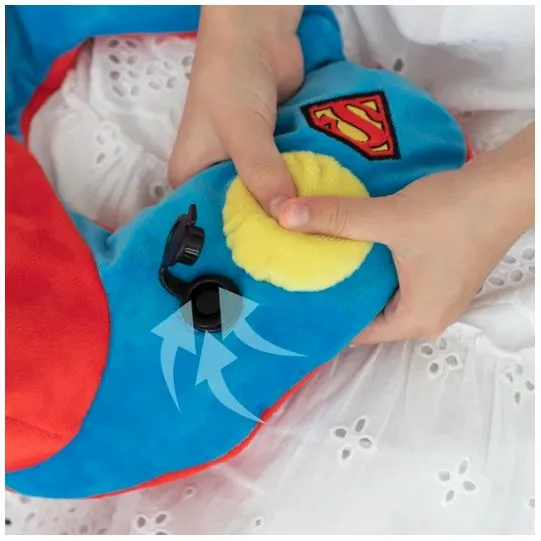 TravelMall Kid’s New Justice League 3D Inflatable Pump Pillow - Superman