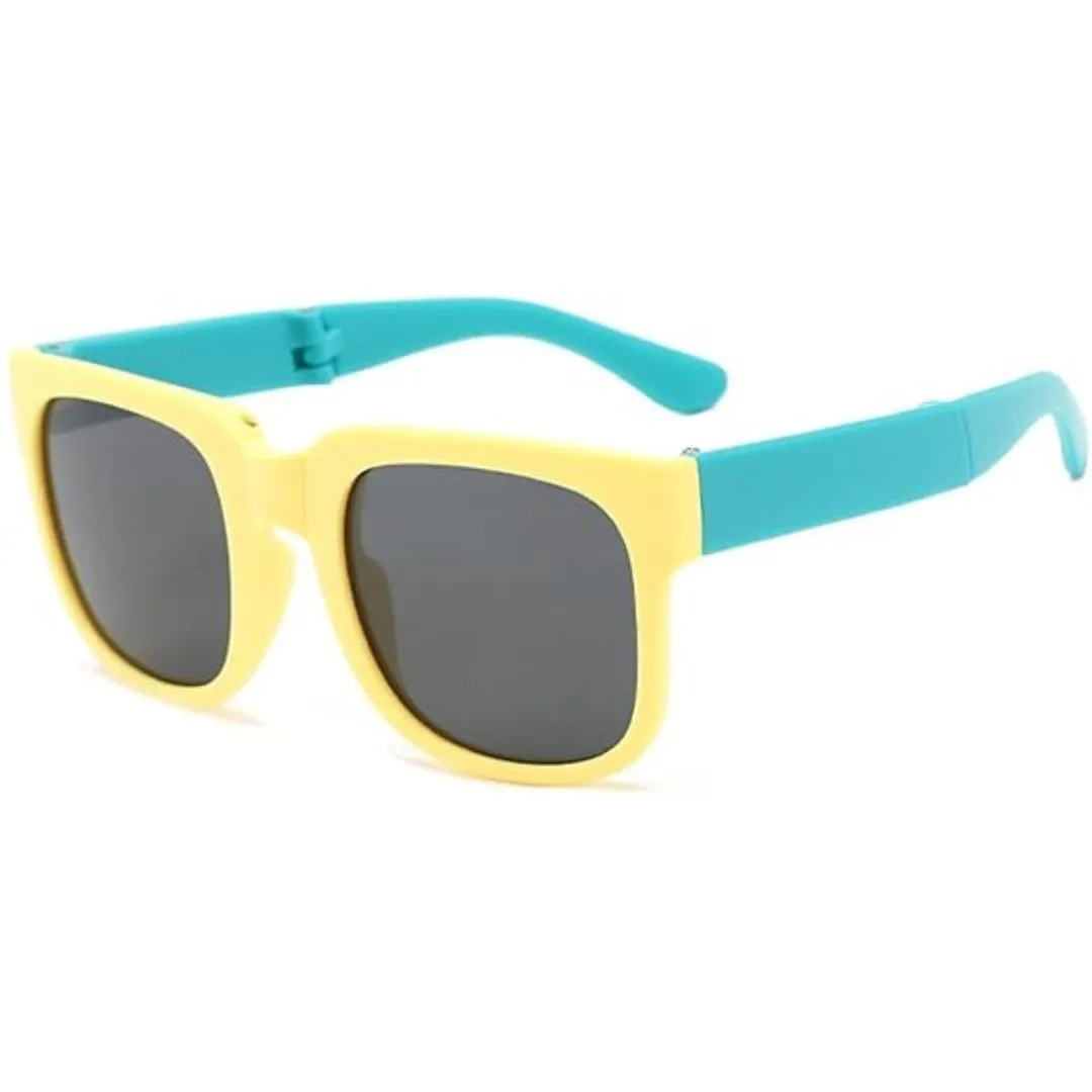 UV Protection Foldable Sunglasses for Kids 1pc (Random Colour)