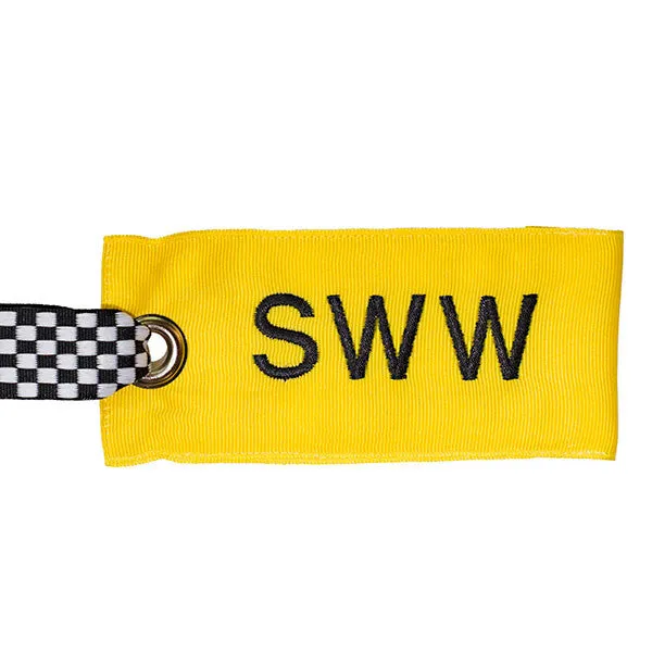 Yellow Luggage Tag